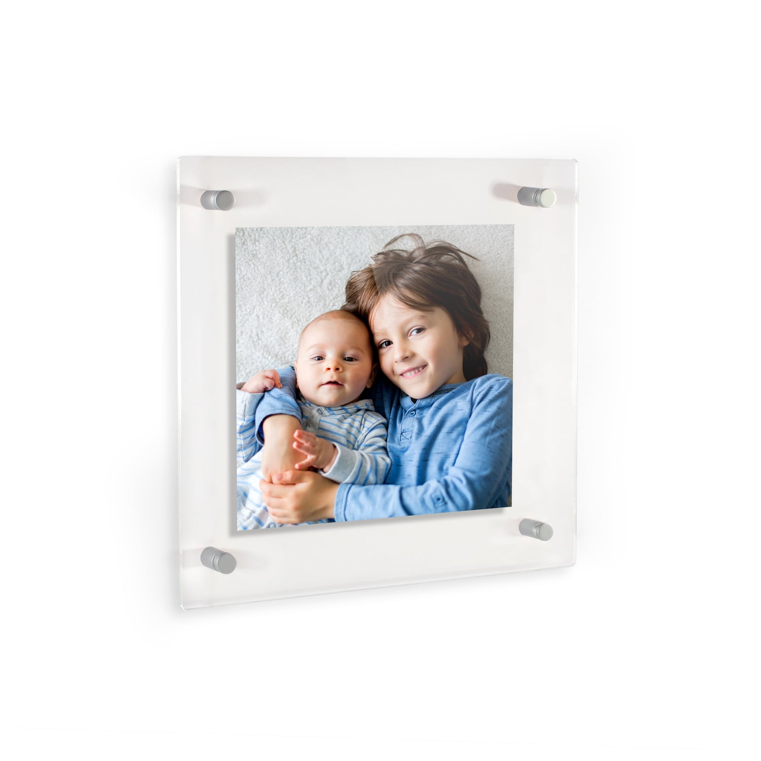 ArtToFrames Floating Acrylic Frame for Photos Up to 5x5 inches (Full