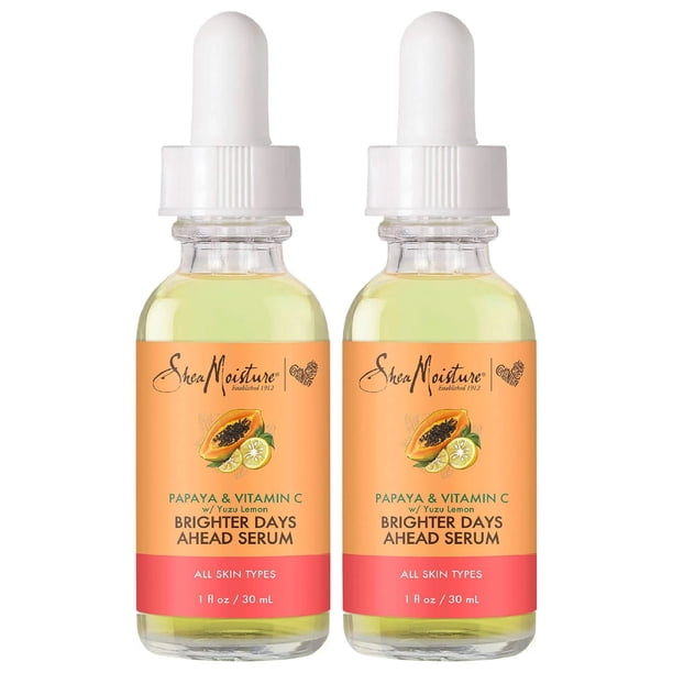 Sérum facial SheaMoisture Brighter Days Ahead con papaya y vitamina C