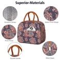 thumbnail image 4 of Reusable Paisley Lnsulated Lunch Bag for Women & Men-Leakproof Water-Resistant Cooler Tote,Large Capacity(10.6x8.7x6.3in)for Work,Office,Travel,Picnic,Beach., 4 of 7