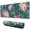 Pioneer Flower Floral, variant on Long Mouse Pads for Desk,Pioneer Flower Floral Print Pattern Desk Mats on Top Of Desks, Desk Mouse Pad Extra Large with 3mm Non-Slip Base and Stitched Edge for Gaming,Office,Work,Home 31.5"x11.8"