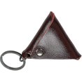 thumbnail image 3 of Triangle Leather Guitar Pick Holder Bag with Keyring, 3 of 5