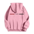 thumbnail image 4 of MHFRRA Sudadera con Capucha con Estampado de Letras para Un Uso Diario Cómodo, Ideal para Salidas Informales y Capas Elegantes Rosa, 4 of 5