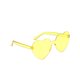 thumbnail image 1 of Minnieouse Gafas de sol con forma de corazón de melocotón, antiquemaduras, gafas bonitas, gafas Retro de ojo de gato, gafas irregulares Lentes Amarillo, 1 of 6