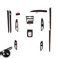 thumbnail image 2 of Acaigel 5D Carbon Fiber Pattern Interior DIY Trim Decals Stickers For Infiniti G25 G37 2009-2013, 2 of 5