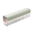 thumbnail image 1 of asddcavvf Space Saving Wall Mounted Condiment Organizer. No Drilling! Holds Jars With Divided Compartments. Made Of PVC & . Non Slip, 1 of 3