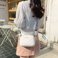 thumbnail image 4 of Bolsa Moda mujer hombro bandolera bolso de cuero casual pequeño bolso (blanco) JShteea Para Estrenar, 4 of 8