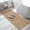 Beige, variant on Terracotta Orange Solid Color Bathroom Rugs Non Slip Washable Bath Mat Absorbent Front Door Mat Minimalist Vintage Linen Texture Indoor Doormat for Kitchen Entryway Shower Decor 15.7"x23.6"