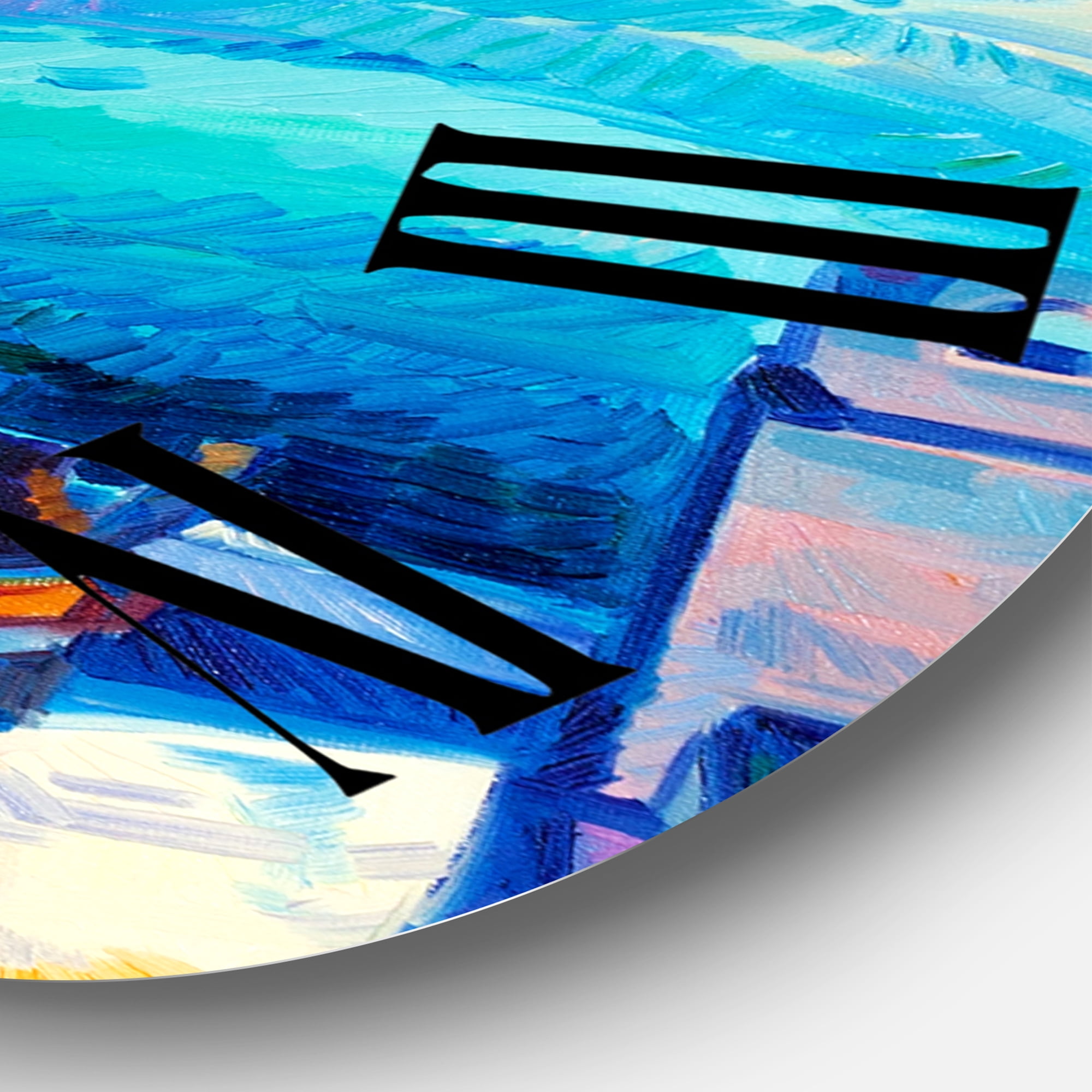 Designart 1 in Coastal Wall Clock