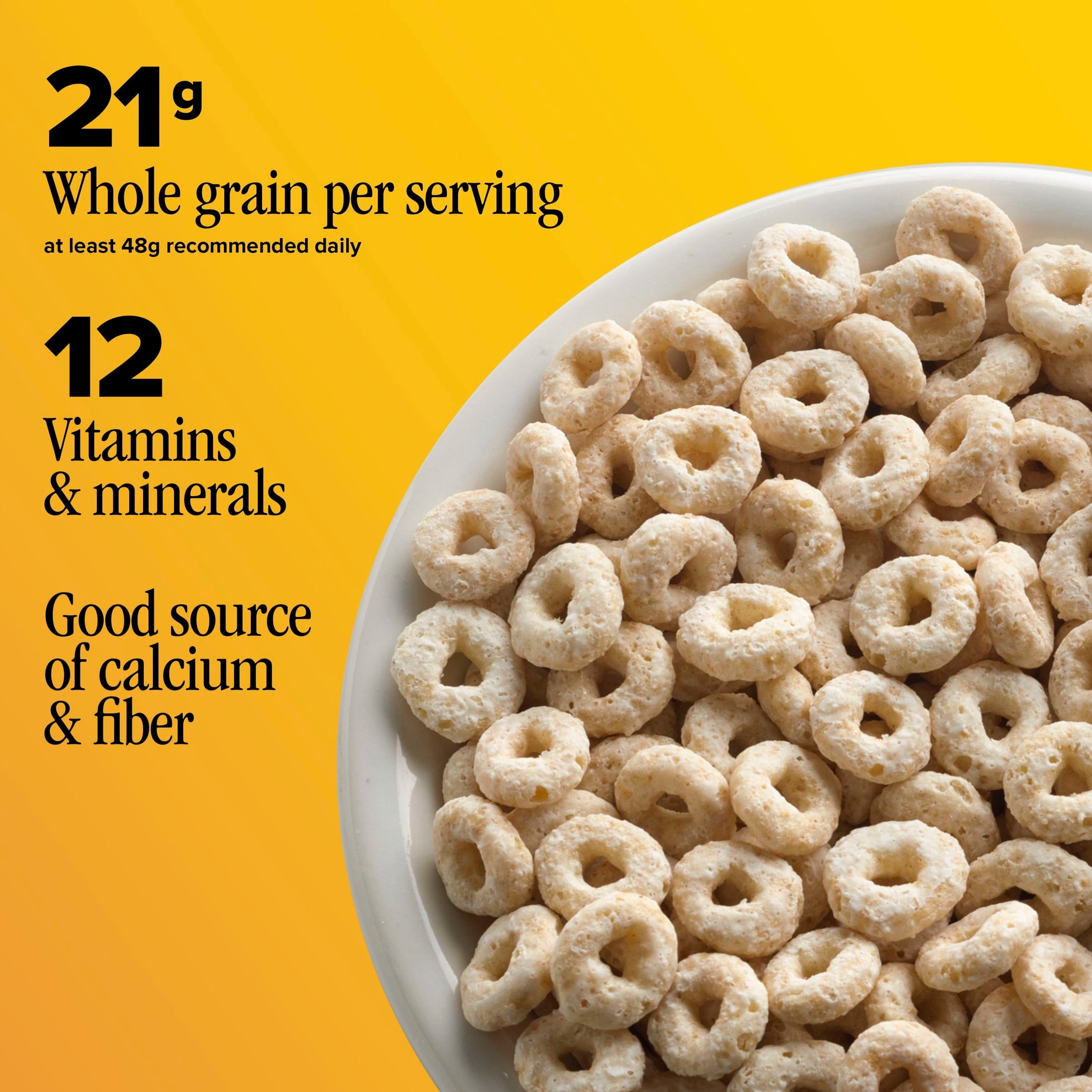 (7 pack) Frosted Cheerios, Heart Healthy Cereal, Family Size, 18.4 oz