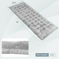 thumbnail image 2 of Barara King Outdoor Camping Bed Tent Cot for Adults Kids Outdoor Travel Camping Sleeping, 75 x 27.5 Inch Camping Cot Pads with Soft and Breathable Crystal Velvet-Gray, 2 of 4