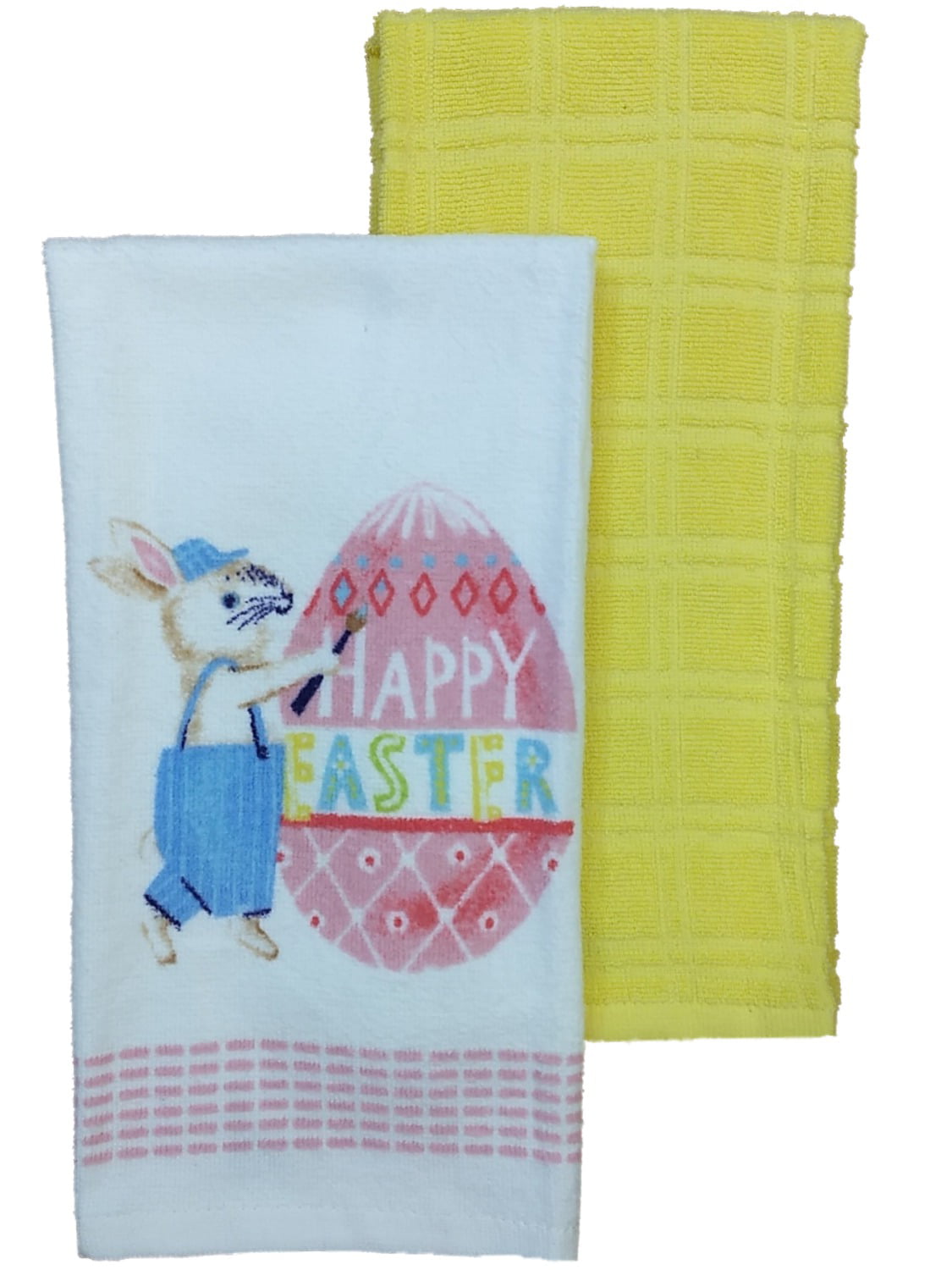 Spritz Happy Easter Kitchen Dish Towels 2 Pack 