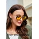 thumbnail image 2 of Gafas de sol retro Steam Punk Gafas redondas de aviador de doble puente Steampunk para mujeres y hombres Gafas de sol retro con bordes gruesos y gafas de doble haz, 2 of 5