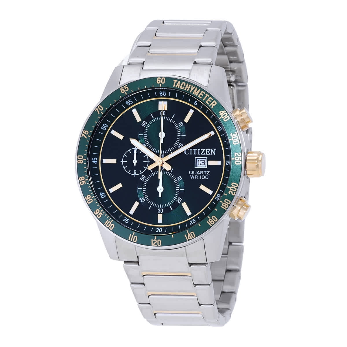 ■シチズン CITIZEN BI5017-50E メンズ 腕時計【箱付/稼働品】 Citizen Men's Quartz Watch with Black Dial, Black Ion-Plated