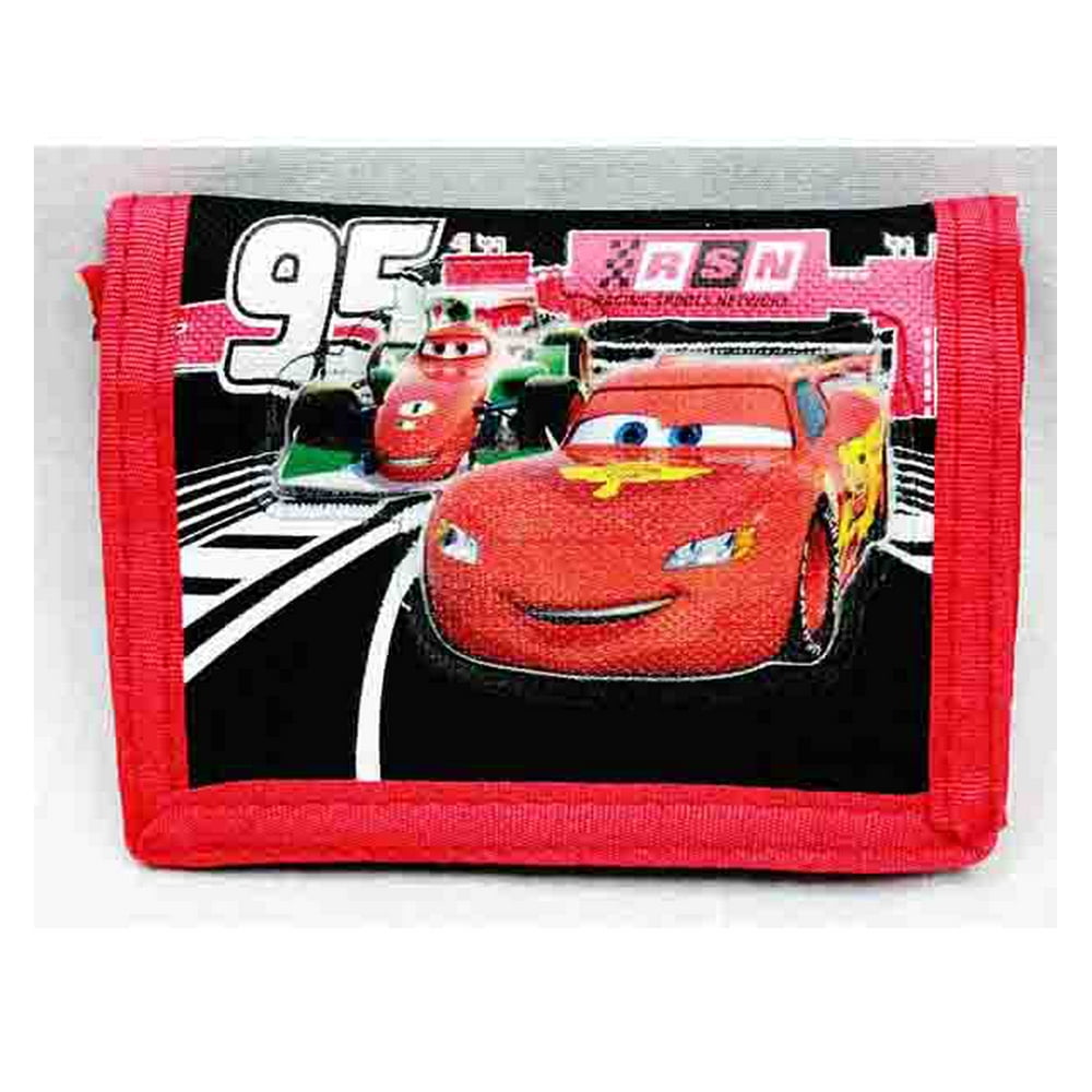 Disney Trifold Wallet Disney Cars McQueen New Gift Toys Boy