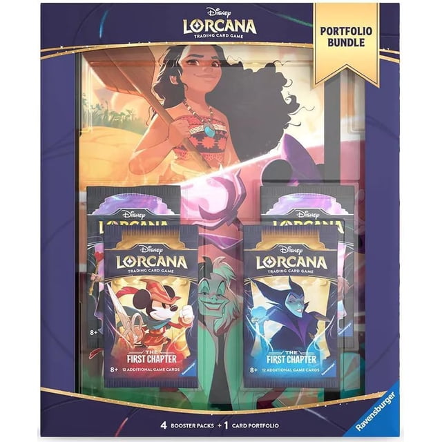 Ravensburger Disney Lorcana TCG: First Chapter & Rise of the Floodborn Binder Bundle