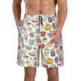thumbnail image 1 of Balery Cooking Utensils Traje de Baño Estilo Hawaiano para Hombre, Shorts de Secado Rápido con Bolsillos-Large, 1 of 6