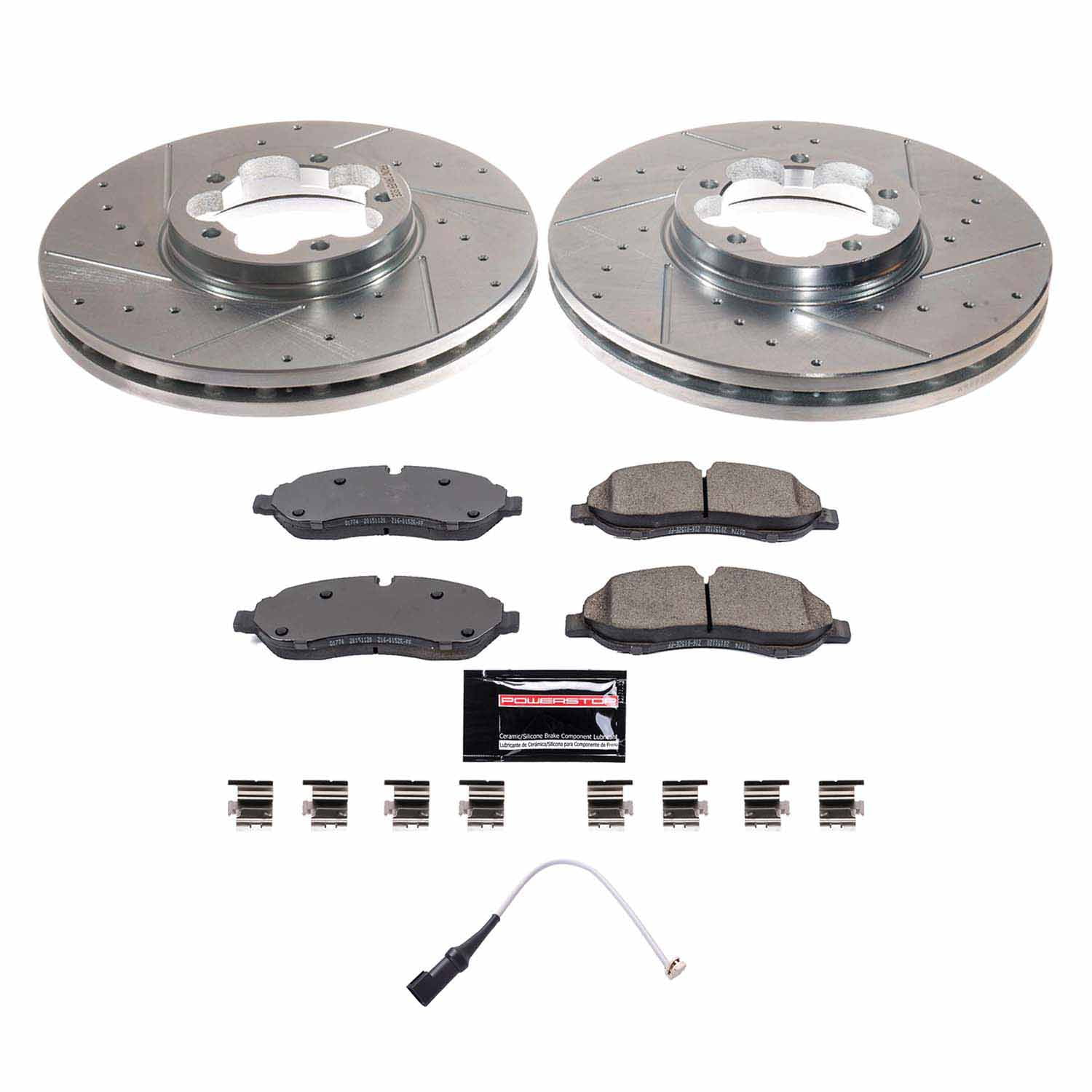 PowerStop Front Z23 Evolution Sport Brake Pad and Rotor Kit for Ford Transit-150 2020-21, Ford Transit-250 2020-21, Ford Transit-350 2020-21, K8988