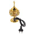 thumbnail image 3 of Quemador de incienso de Metal, quemador de incienso enchufable, soporte de incienso de Metal, decoración del hogar, enchufe europeo, 3 of 5