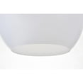 thumbnail image 6 of Baxter 1 Light Brass Pendant With Frosted White Glass, 6 of 7