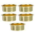 thumbnail image 5 of Raindrops 5Pcs Vintage Golden Iron Candle Holders For Pillar Candles And Weddings, 5 of 6