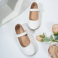 thumbnail image 5 of Tween Girls Dress Shoes Mary Jane Low Shoes Ballerinas Princess Shoes Wedding Shoes Flat Shoes Weddings Birthday Parties Campus for Kids Size 11-12T, 5 of 7