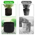 thumbnail image 3 of Tripumer 8 Pack Plant Grow Bags 3 Gallon Fabric Planting Bags with Handles for Vegetable Herbs and Flowers Black, 3 of 7