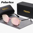 thumbnail image 2 of PolarAce Charming Cat Eye Frame Polarized Sunglasses, For Men Women Casual Business Modern Sports Party Vacation Travel Driving Hiking Supplies Photo Props, 2 of 5