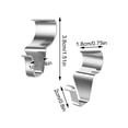 thumbnail image 3 of Buy 2 get 10% off Vinyl Suspension Hooks, Concealed Wall Joints On Vinyl Panels, Creative Hooks For S-shaped Stainless Steel Perforated Hooks, 3 of 5