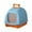 Blue, variant on Zxareky Cat Litter Box with Lid Closed Kitten Litter Pan with Litter Scoop ,Cat Enclosed Toilet