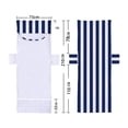 thumbnail image 2 of Beach Chair Cover with Pockets, Lounge Chair Towel Cover, Beach Towel with Elastic Belts for Pool Sun Lounger Sunbathing Vacation 82.6"x28.7", 2 of 3