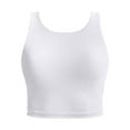 thumbnail image 4 of Yindaity Women's Racerback Bikini Tops Quick Dry Modest Swimsuit Top Sports Padded Bathing Suit White,L, 4 of 4