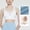 White, variant on Low Impact Yoga Sports Bra Mesh Design V Neck Racerback Padding Wide Band for Support Tank Top