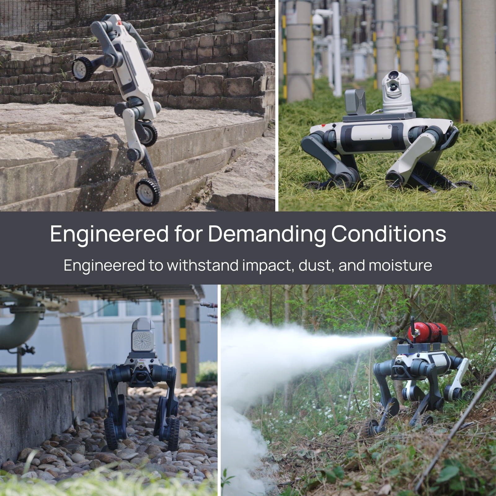 DEEP Robotics LYNX M20 Pro Robotic Quadruped – Supports Secondary Development, Industrial Robot Dog | Fit for Research, Education, Power Inspection, Emergency Rescue & Logistics