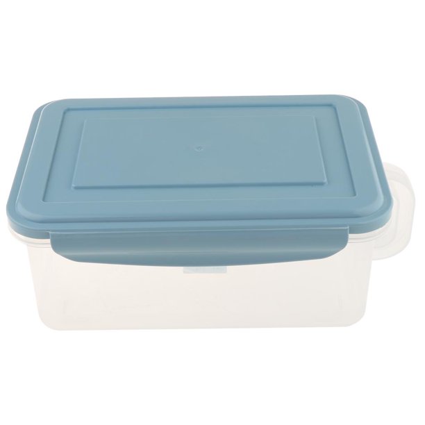 Conjunto de almacenamiento de de cereales de plástico con tapas contenedor de alimentos secos azul Gloria Recipiente de almacenamiento de alimentos