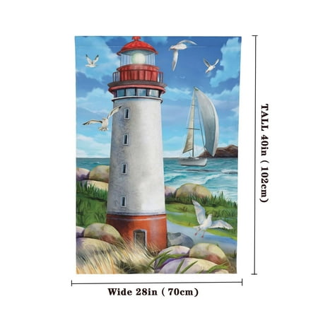 1pc Garden Flag Sunset Lighthouse Summer House Flag Nautical Briarwood Lane 12.5X18/28x40 INCH 1pc Garden Flag Sunset Lighthouse Summer House Flag Nautical Briarwood Lane 12.5X18/28x40 INCH Item id:TC04304 Fabric Type:Polyester Recommended Uses For Product:Garden 1pc Garden Flag Sunset Lighthouse Summer House Nautical Briarwood Lane Style 2 28 x40