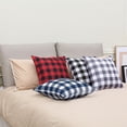 thumbnail image 4 of 2 Pcs Checkered Throw Pillow Covers, 18 x18 inch Square Buffalo Plaid Throw Pillow Cases, 4 of 8
