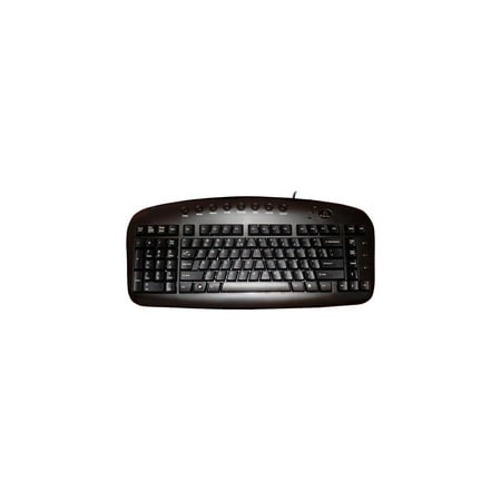 UPC: 0878577004116 | Ergoguys KBS-29BLK Black USB Wired Left Handed Keyboard