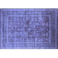 thumbnail image 1 of Ahgly Company Indoor Rectangle Oriental Blue Industrial Area Rugs, 8' x 12', 1 of 4