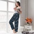 thumbnail image 5 of Salouo Christmas Snowflakes1 Print Women's Pajama Pants Casual Loose Sweatpants PJs Flowy Pants Drawstring Palazzo for Women Wide Leg Pants Lounge Pajama -Small, 5 of 8