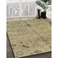 thumbnail image 2 of Ahgly Company Indoor Rectangle Abstract Brownish Green Oriental Area Rugs, 2' x 4', 2 of 6