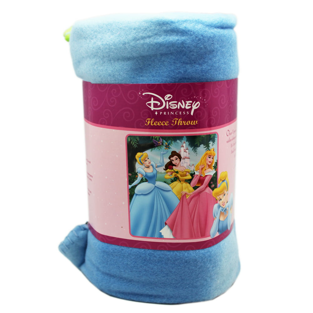 Disney Princess Cinderella, Belle, and Aurora Blue Floral