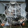 thumbnail image 4 of 5Pcs Giant Halloween Spider Set-Scary Spider Decor For Haunted House Party Props, 4 of 6