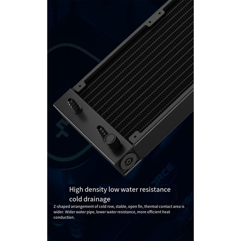 Computer CPU Radiator LS520 SE Digital 240mm CPU AIO Liquid Cooler with 4th Gen Dual-Chamber Pump, ARGB Fans