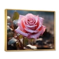 thumbnail image 2 of Designart "In Pink Flowers Serenity painting" Floral Floater Framed Wall Decor, 2 of 7