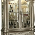 thumbnail image 2 of Curio Cabinet with Scrolled Motifs and Touch Light, Offwhite, 2 of 5
