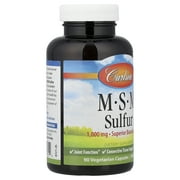 Carlson MSM Sulfur, 90 Vegetarian Capsules