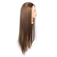 thumbnail image 3 of Hair Salon Cosmetology Hairdressing Practice Head Mannequin Dolls Salon Tools (Golden), 3 of 5