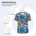 thumbnail image 5 of Rocae Christmas Tree for Breathable Men's Baseball T-Shirt Fashionable Casual Baseball Jersey, Moisture-wicking Sportswear Small, 5 of 9