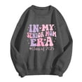 XFHLMJFF Senior Mom Shirts Class of 2025 for Women Ladies Sweatshirt