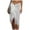 White, variant on RUTAYY Beach Skirt Coverup Wrap Bikini Women Swimwear Tassels Shawl Sunscreen Swimsuit Skirt Solid Color Casual Travel Skirts